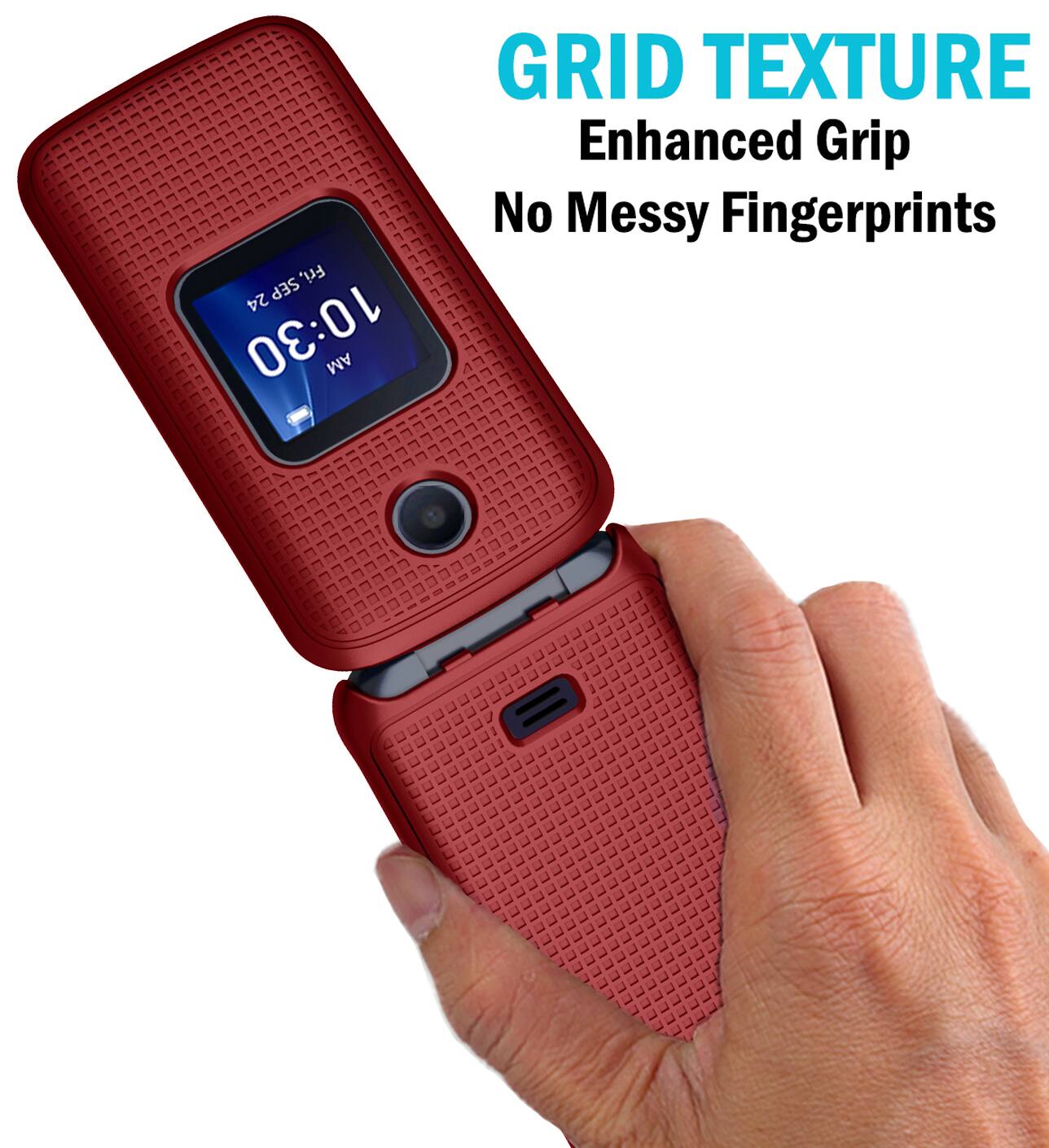 Fri, 24 SEP 10:30 AM
GRID TEXTURE Enhanced Grip No Messy Fingerprints