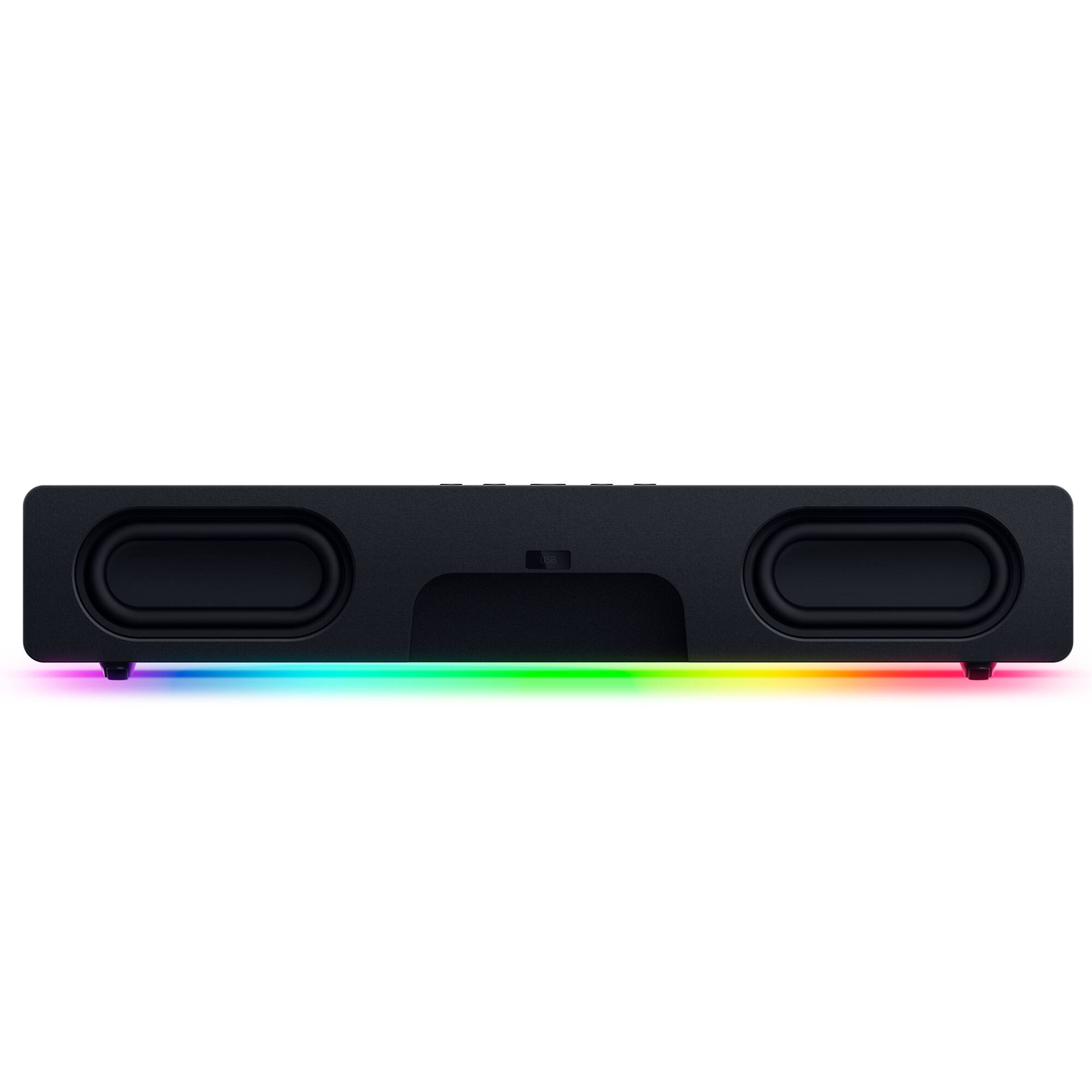 Alt View 18. Razer - Leviathan V2 X 2.0 Bluetooth Gaming Speaker with RGB Lighting (1-Piece) - Black.