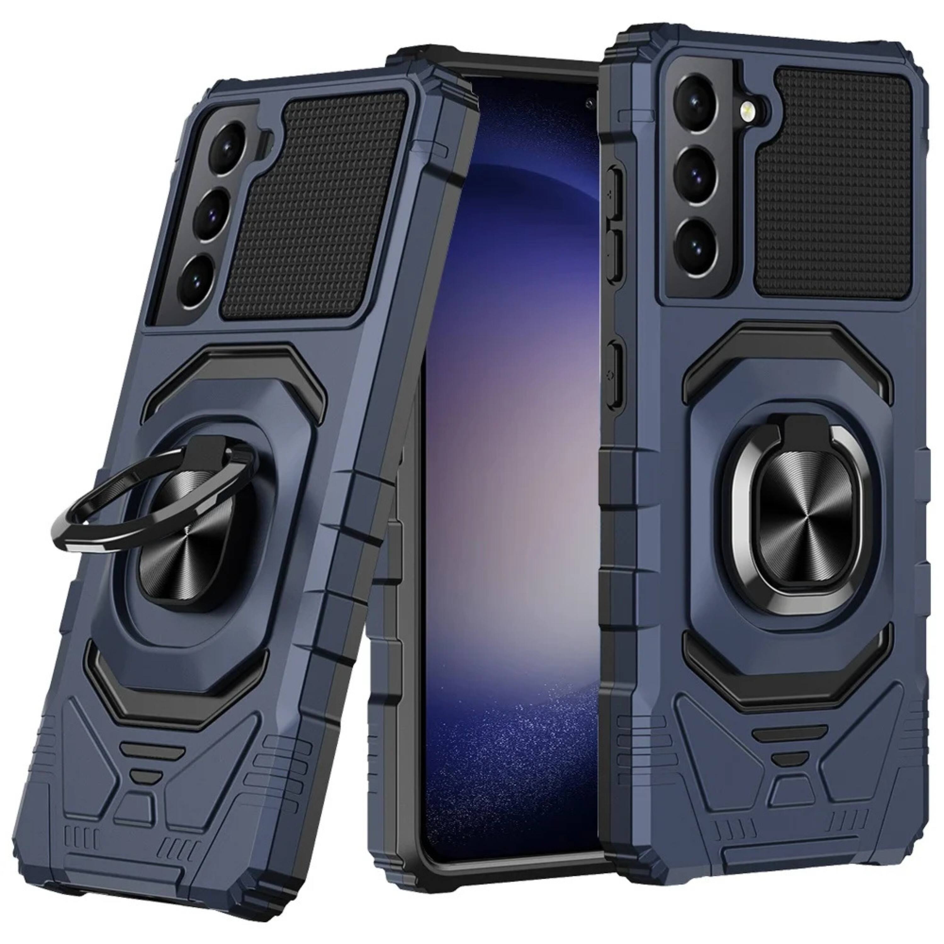 Kitcheniva - Magnetic Ring Stand Case For Samsung S23 FE 5G Rugged Protection - Dark Blue price history on PriceWatchPro