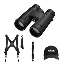 Nikon - Prostaff P7 10x42 Binoculars with Hat and Accessory Bundle