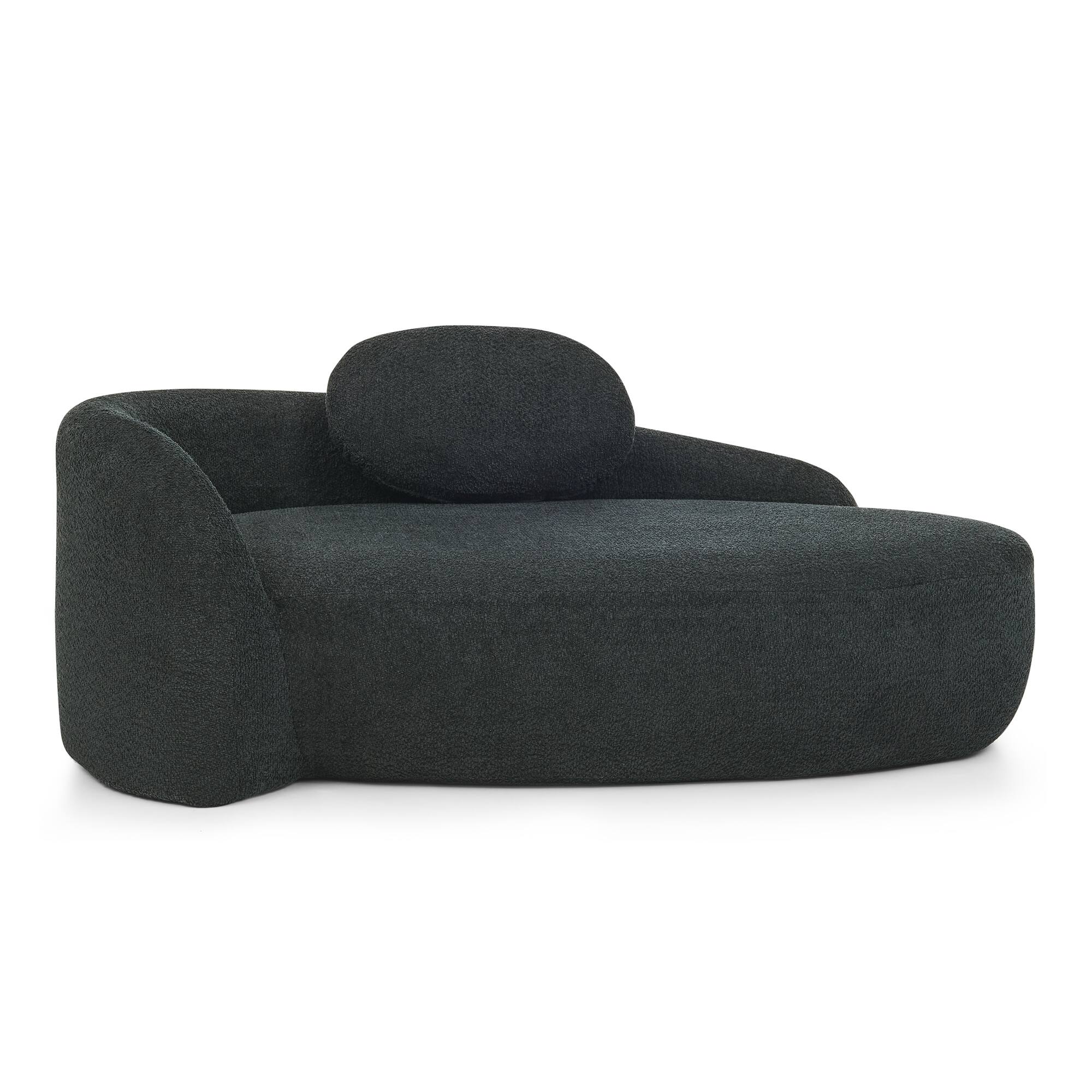 Alt View 5. LOVMOR - 67 Inch Foam Bean Bag Chairs For Living Room Bedroom Reading Indoor Lounge Seating Comfort Supportive Relaxing - Black.