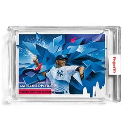 MLB Topps Project70 Card 199 | 1956 Mariano Rivera by Mikael B - Blue