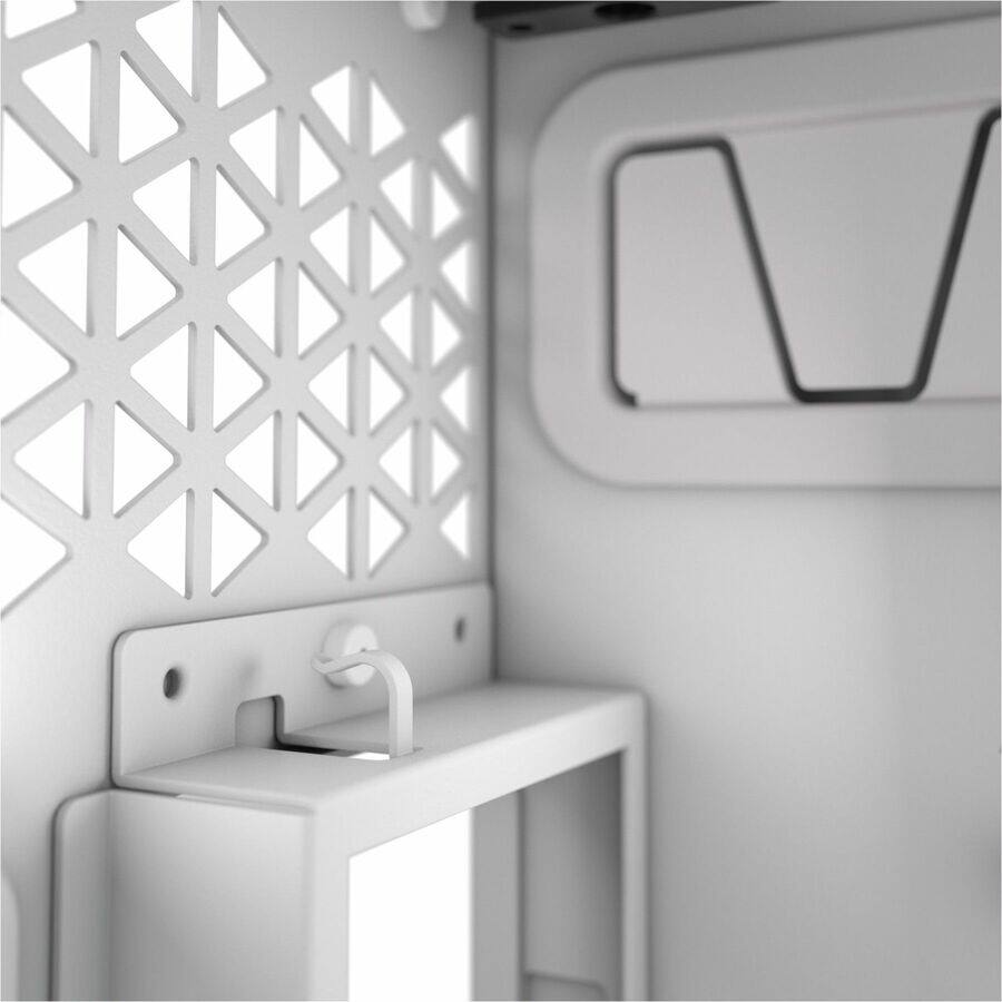 Alt View 8. CORSAIR - CORSAIR 6500D AIRFLOW Mid-Tower ATX Case – Tempered Glass – Reverse MB Support – White - White.