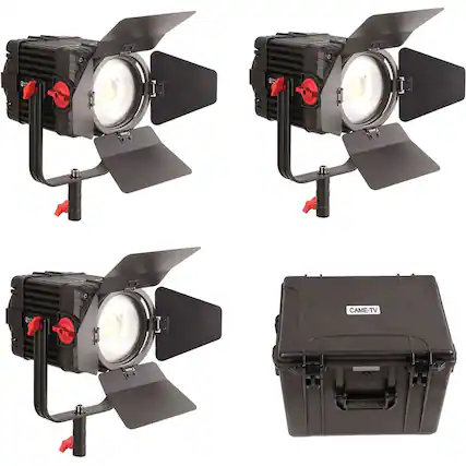 Front. CamelBak - Came-TV Boltzen 150W Fresnel Focusable LED Daylight 3-Light Kit.