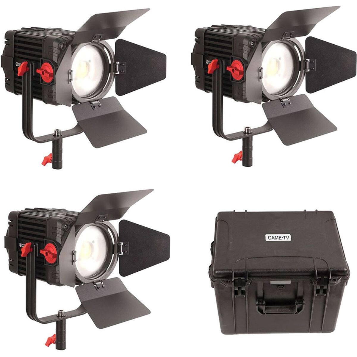 Front. CamelBak - Came-TV Boltzen 150W Fresnel Focusable LED Daylight 3-Light Kit.
