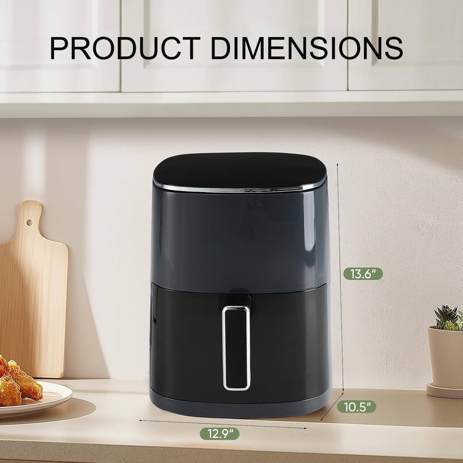 PRODUCT DIMENSIONS 13.6" x 10.5" x 12.9"