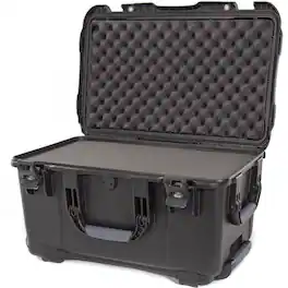 NANUK - Wheeled Series 938 Lightweight NK-7 Resin Waterproof Hard Case with Foam Insert, Black