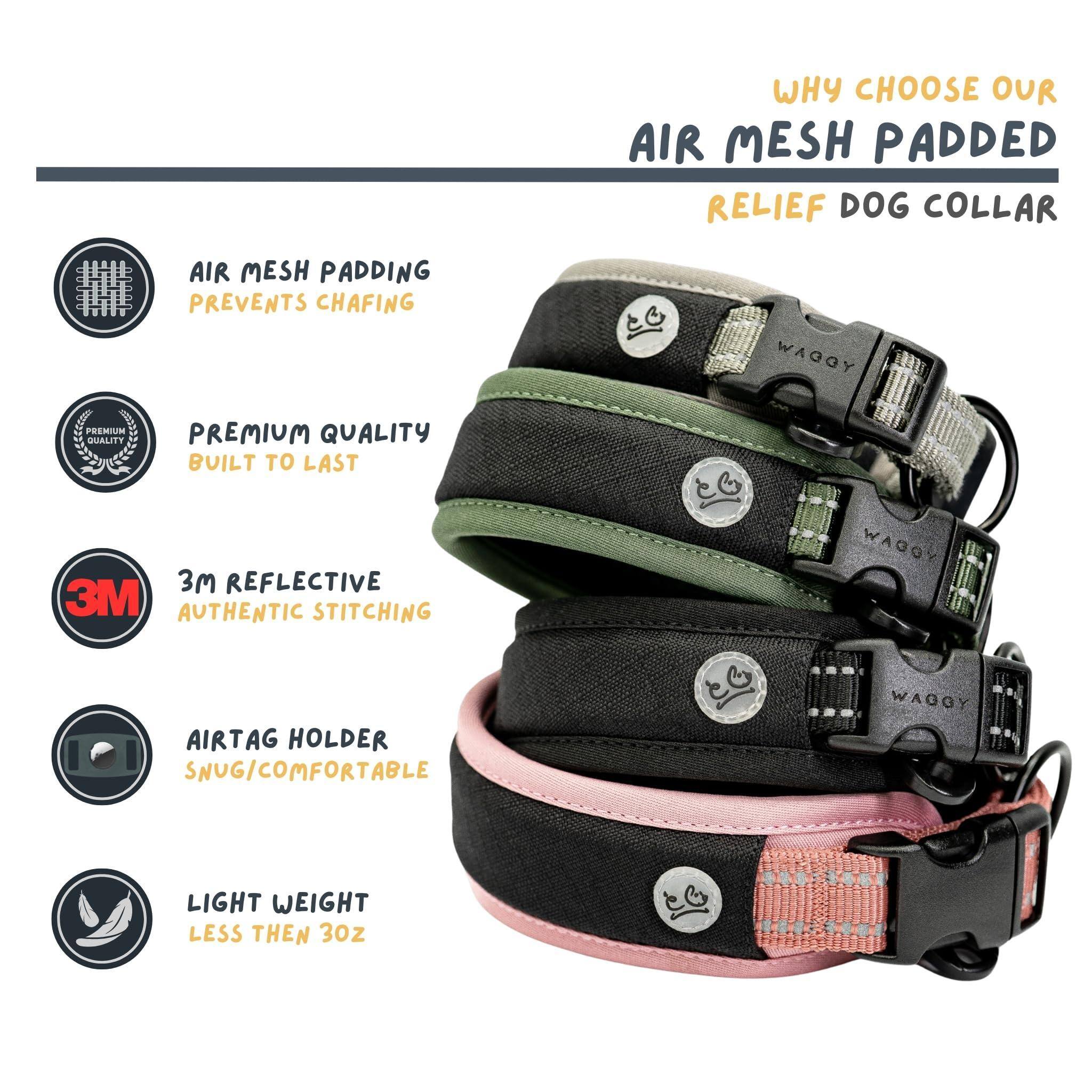 Leash Valley Refurbished Excellent Airtag Dog Collar Holder Adjustable ...