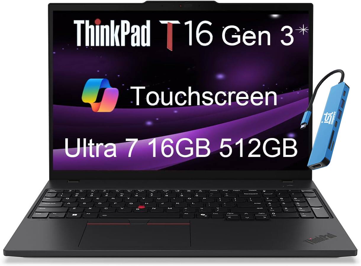 ThinkPad T16 Gen 3  
Touchscreen  
Ultra 7 16GB 512GB