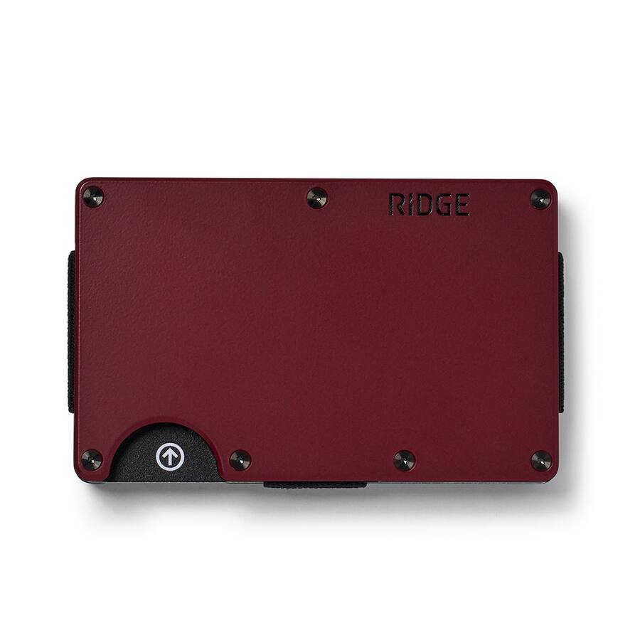 Slide Wallet Ridge The Ridge Wallet CASH STRAP Black Cherry AUWAI101204 - Best Buy