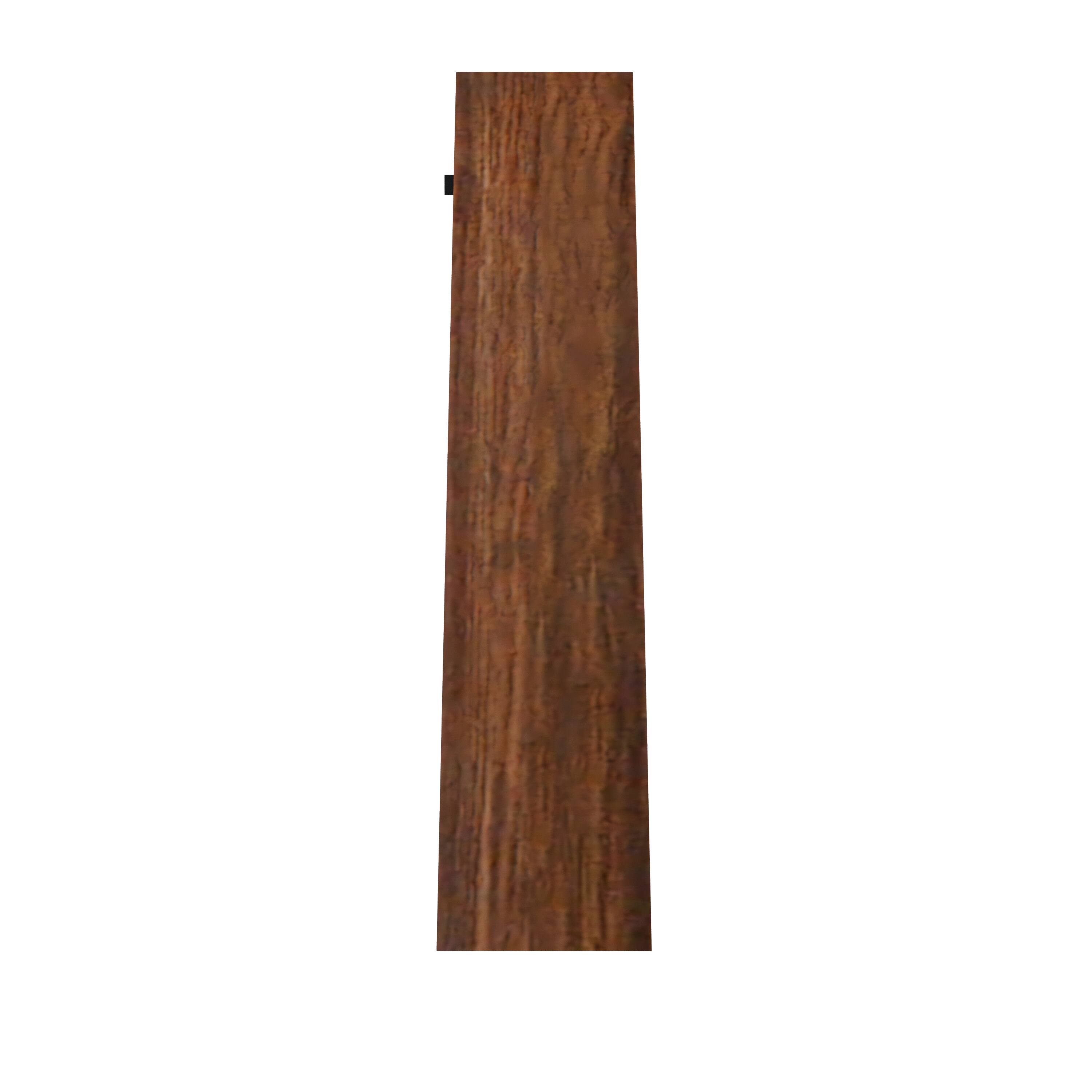 Alt View 8. Emma + Oliver - Norton Rustic Military Flag Shadow Box for 9.5' x 5' American Veteran Burial Flag - Wall Mount or Freestanding - Rustic Brown.