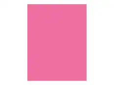 Front. Pacon - Kaleidoscope Multipurpose Paper, 24 lbs., 8.5" x 11", Hot Pink, 500/Ream - Hot Pink.