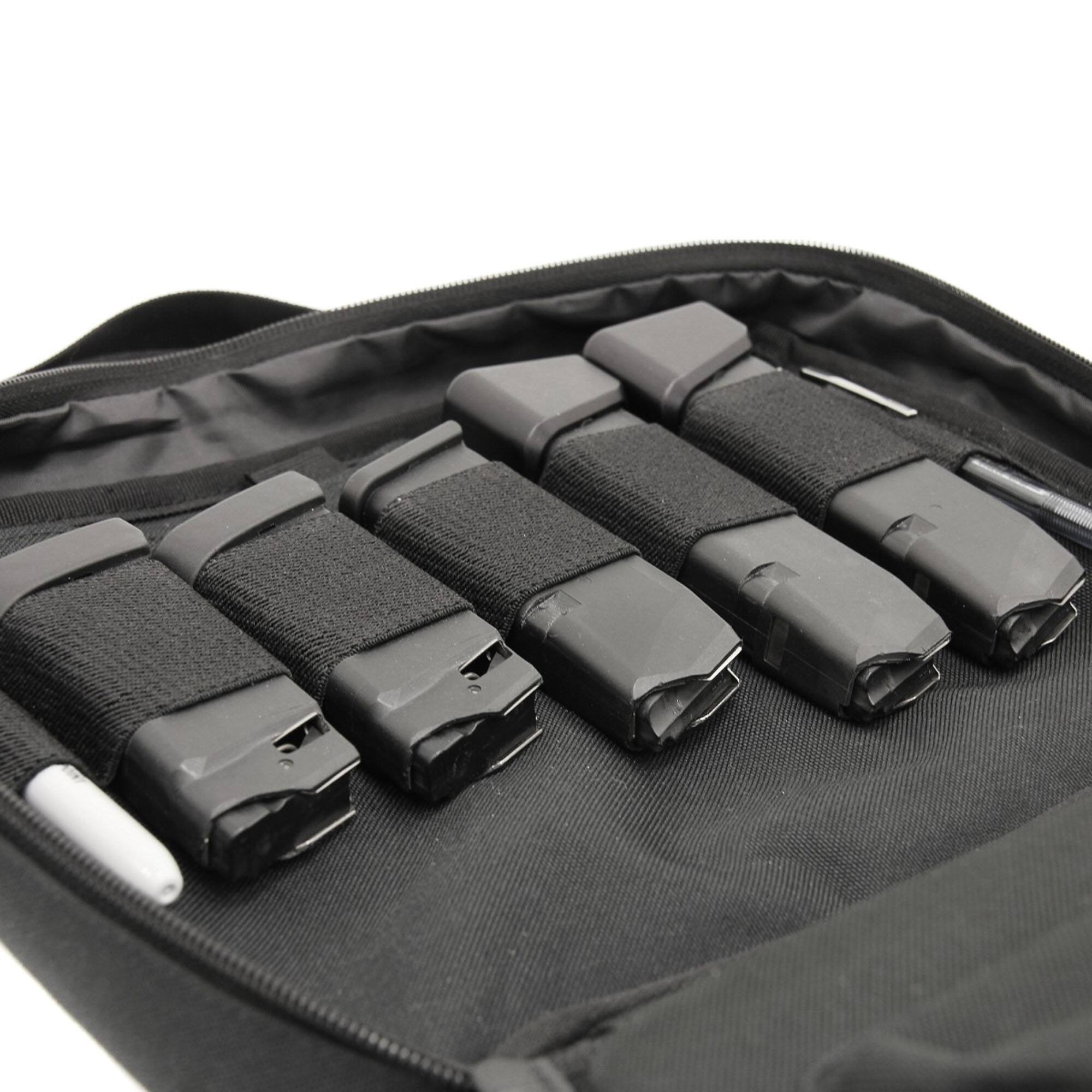 Alt View 3. UTG - UTG Competition Shooter's Double Pistol Case, Black - Black.