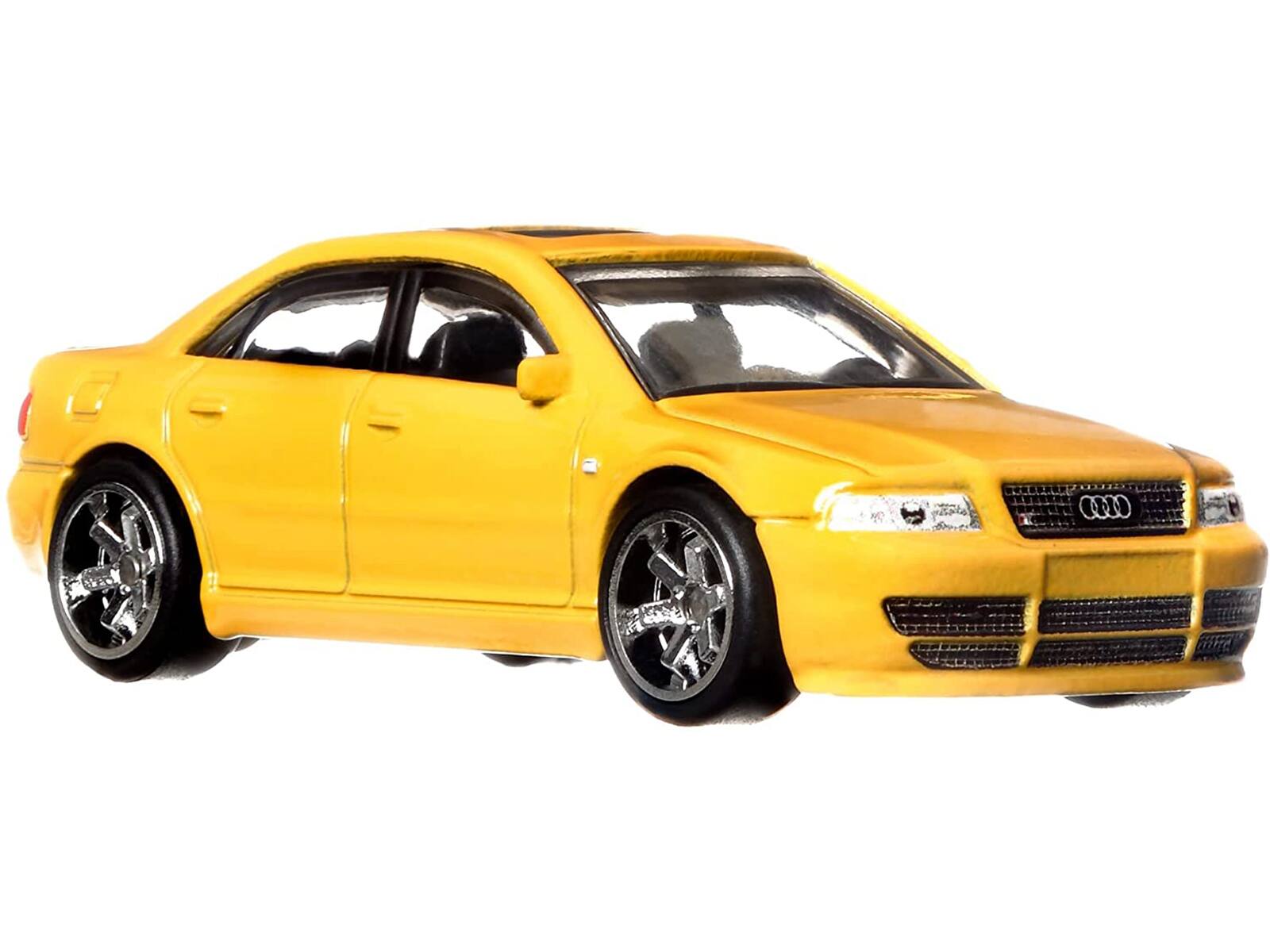 Alt View 2. Hot Wheels - Audi S4 Quattro with Sunroof Yellow "Deutschland Design" Series Diecast Model Car by Hot Wheels.
