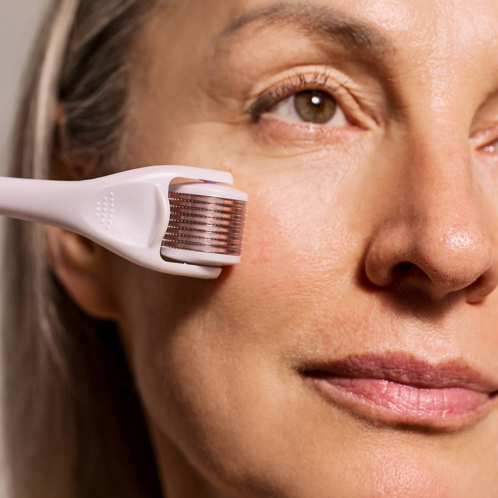 Front. Project E Beauty - Project E Beauty The Derma Roller | 540 Titanium Microneedle | 0.25mm Skincare Roller.
