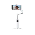 Front. Insta360 - Flow 2 AI Tracker Gimbal Stabilizer for Smartphones - Summit White.