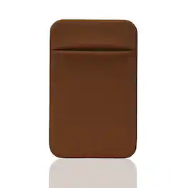 Kitcheniva - Universal Adhesive Pocket Stick-On Wallet For Cell Phone - Brown