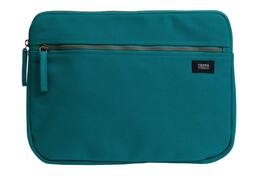 Terra Thread - Organic Cotton Laptop Sleeve 13 inches - Deep Sea Teal