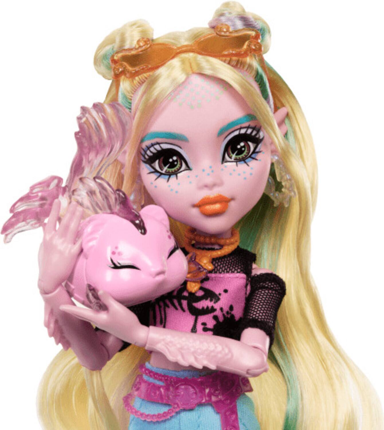 Alt View 2. Mattel - Mattel - Monster High Lagoona Blue Fashion Doll with Pet   - Collectibles - Mattel.
