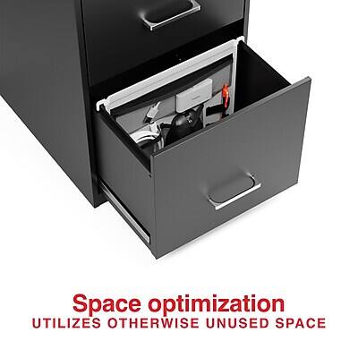 Space optimization  
UTILIZES OTHERWISE UNUSED SPACE