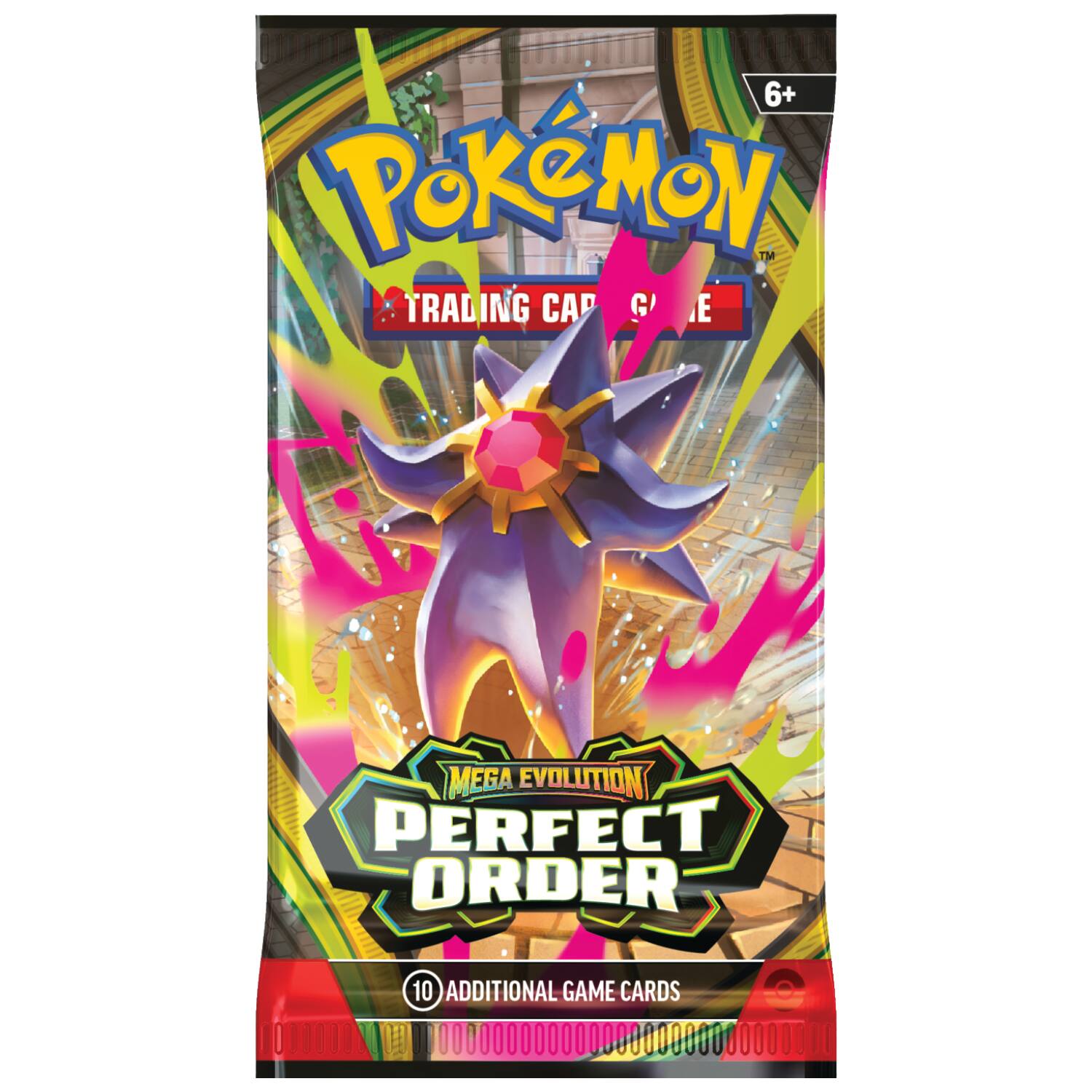 6+ Pokémon™ Trading Card Game Mega Evolution Perfect Order 10 Additional Game Cards