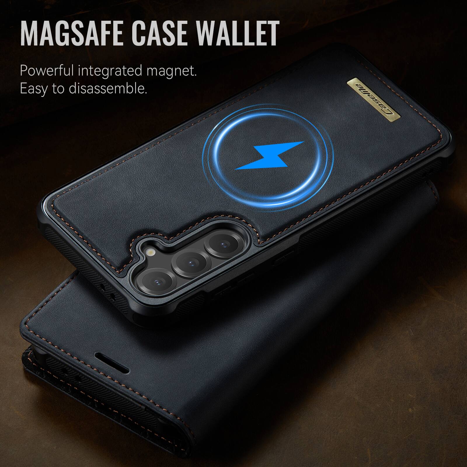 MAGSAFE CASE WALLET  
Powerful integrated magnet.  
Easy to disassemble.