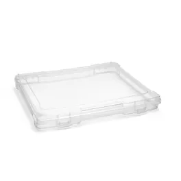 Sorbus - Single-Piece Thin Hanging File Organizer Bin, Interior 10"x12" Plastic for Document Storage - Clear