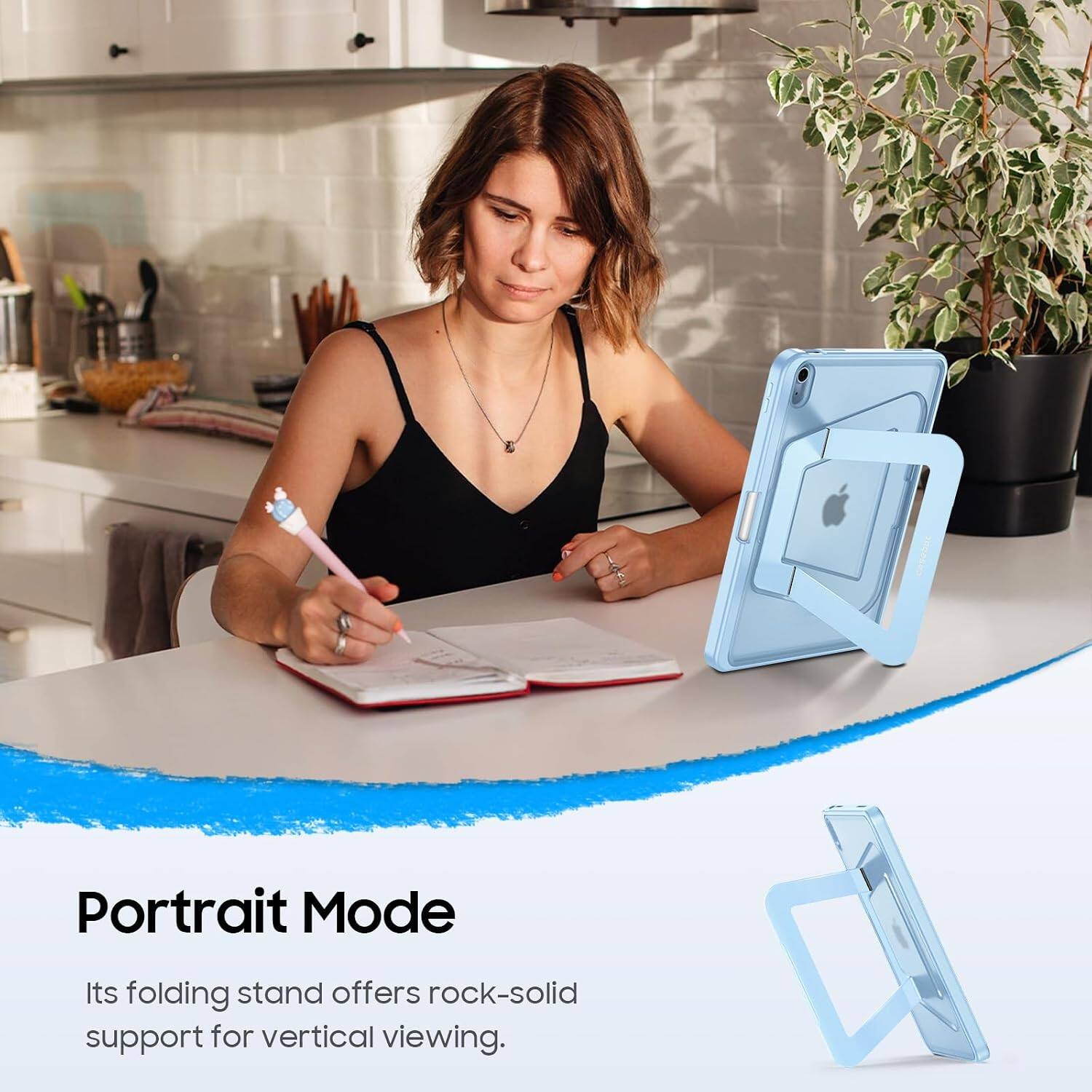 Portrait Mode

Its folding stand offers rock-solid support for vertical viewing.
