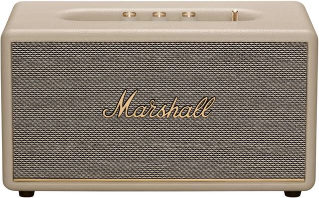 Marshall - Stanmore III Bluetooth Home Speaker with Bass / Treble / Volume Controls and 3.5 mm Auxiliary / RCA Inputs - Cream