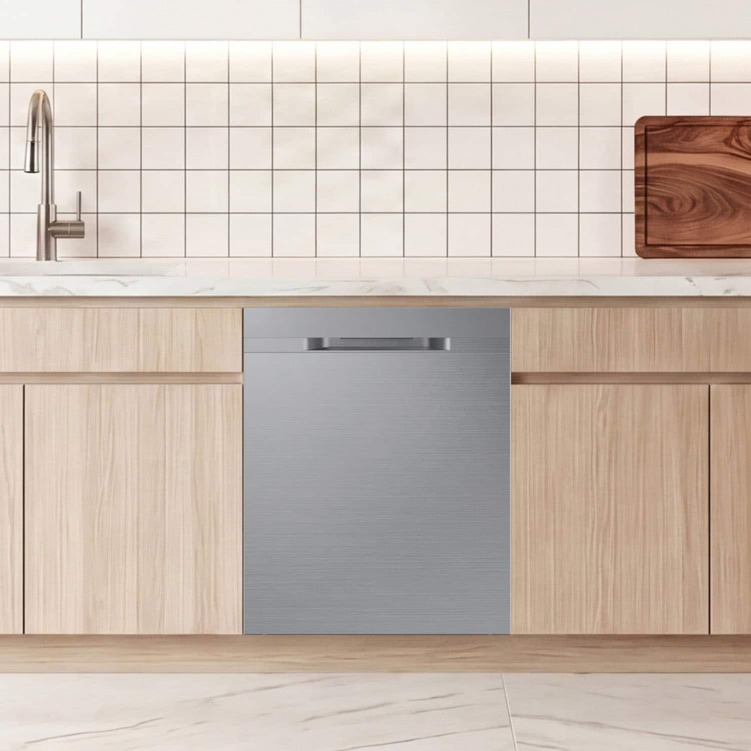 Samsung - 48 dBA Dishwasher with 3rd Rack and AutoRelease Do
