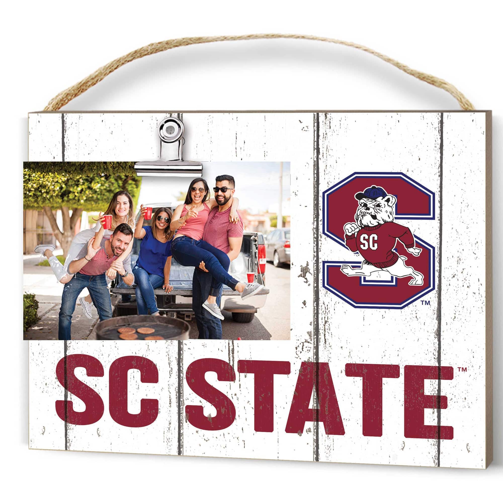 "Jardine - South Carolina State Bulldogs 8"" x 10"" Weathered Clip It Frame - White" price history on PriceWatchPro