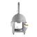 Alt View 4. Koolmore - 32 in. Outdoor Gas and Wood Fired Pizza Oven in Stainless-Steel (KM-OKS-DFPO) - Stainless-Steel.