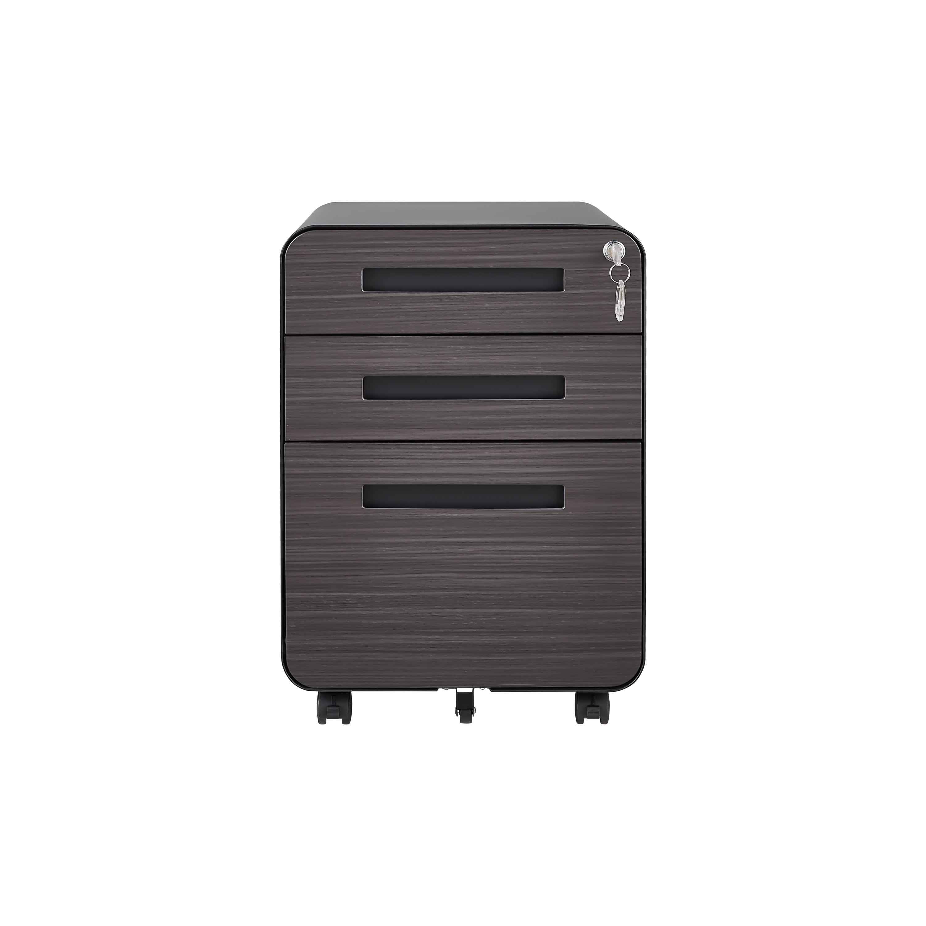 Left. APRILSOUL - 3 Drawer Mobile File Cabinet Under Desk Office,Simple Style Versatile Storage Cabinet for Legal/Letter/A4 Files.