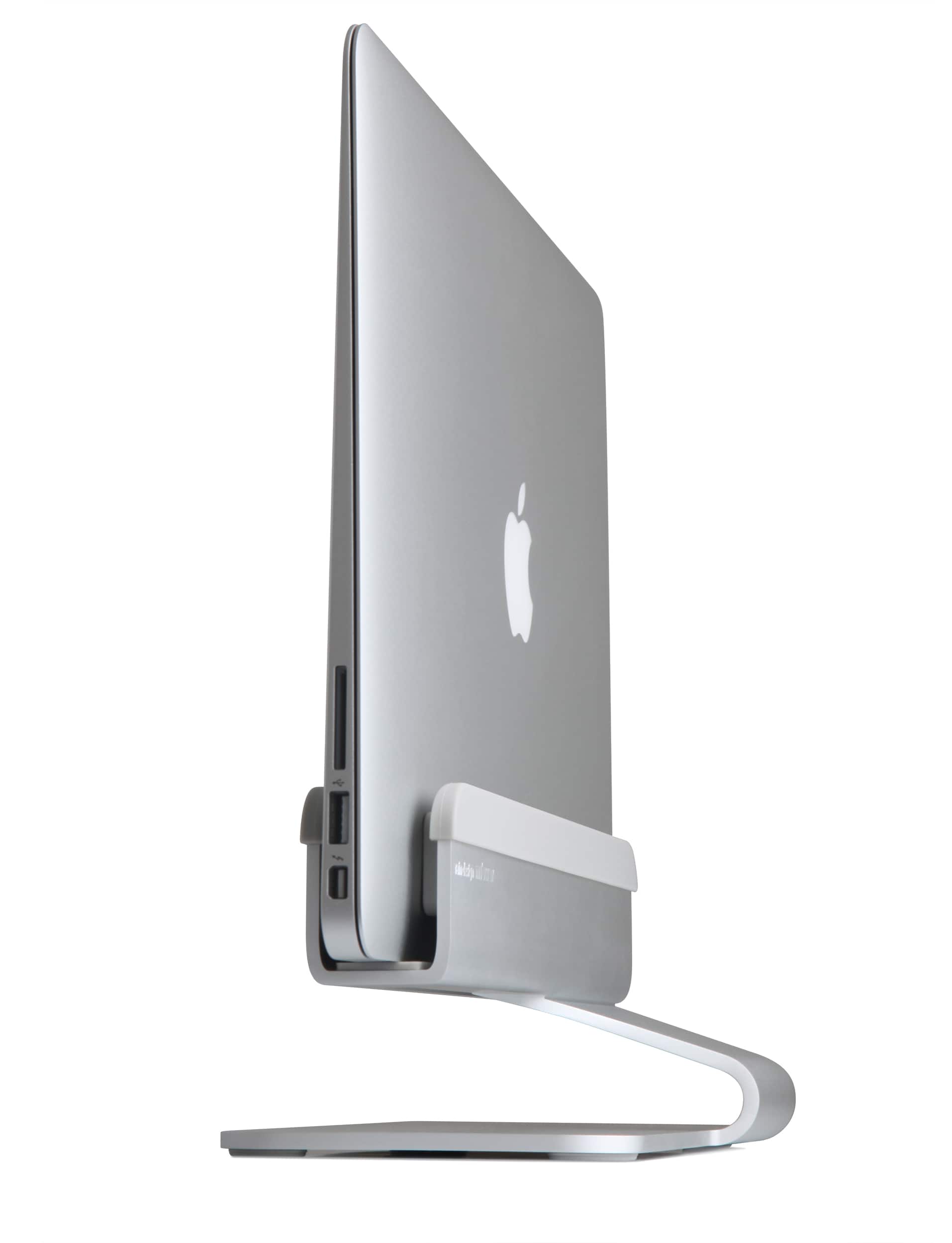 Left. Rain Design - Rain Design mTower Vertical Laptop Stand - Silver.