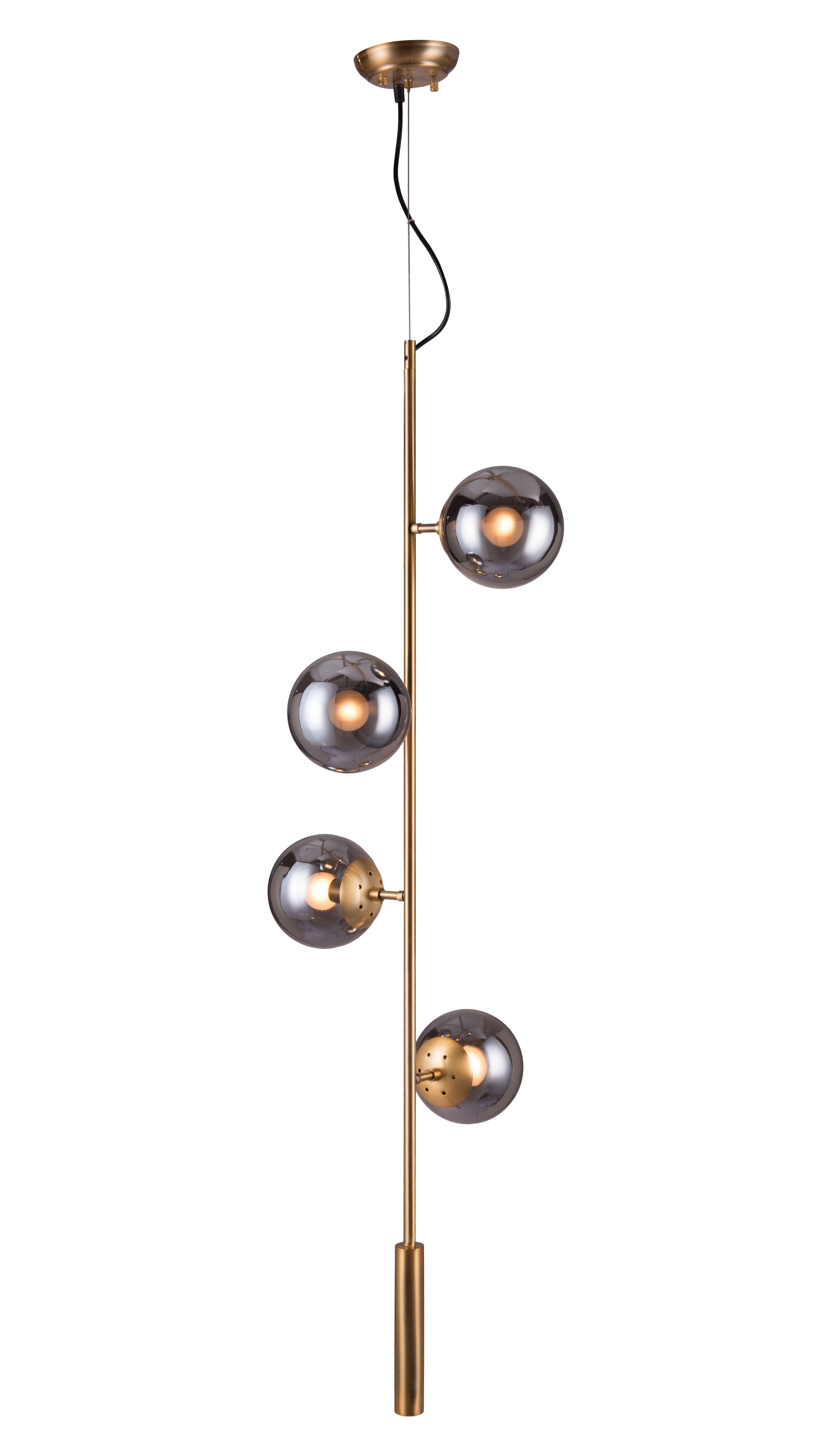 Hivvago - Zatara Ceiling Lamp - Brass
