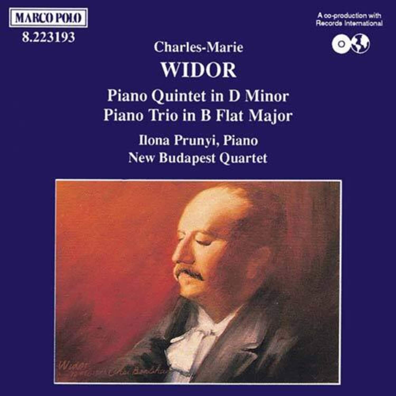 Widor / Prunyi / New Budapest Quartet - Piano Trio / Piano Quintet   - COMPACT DISCS [CD] price history on PriceWatchPro