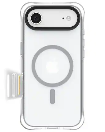 Front. Ornarto - ORNARTO Air Case for iPhone Air Clear with MagSafe | Camera Control Button | Built-in Air Phone Cover-Gray - Gray.