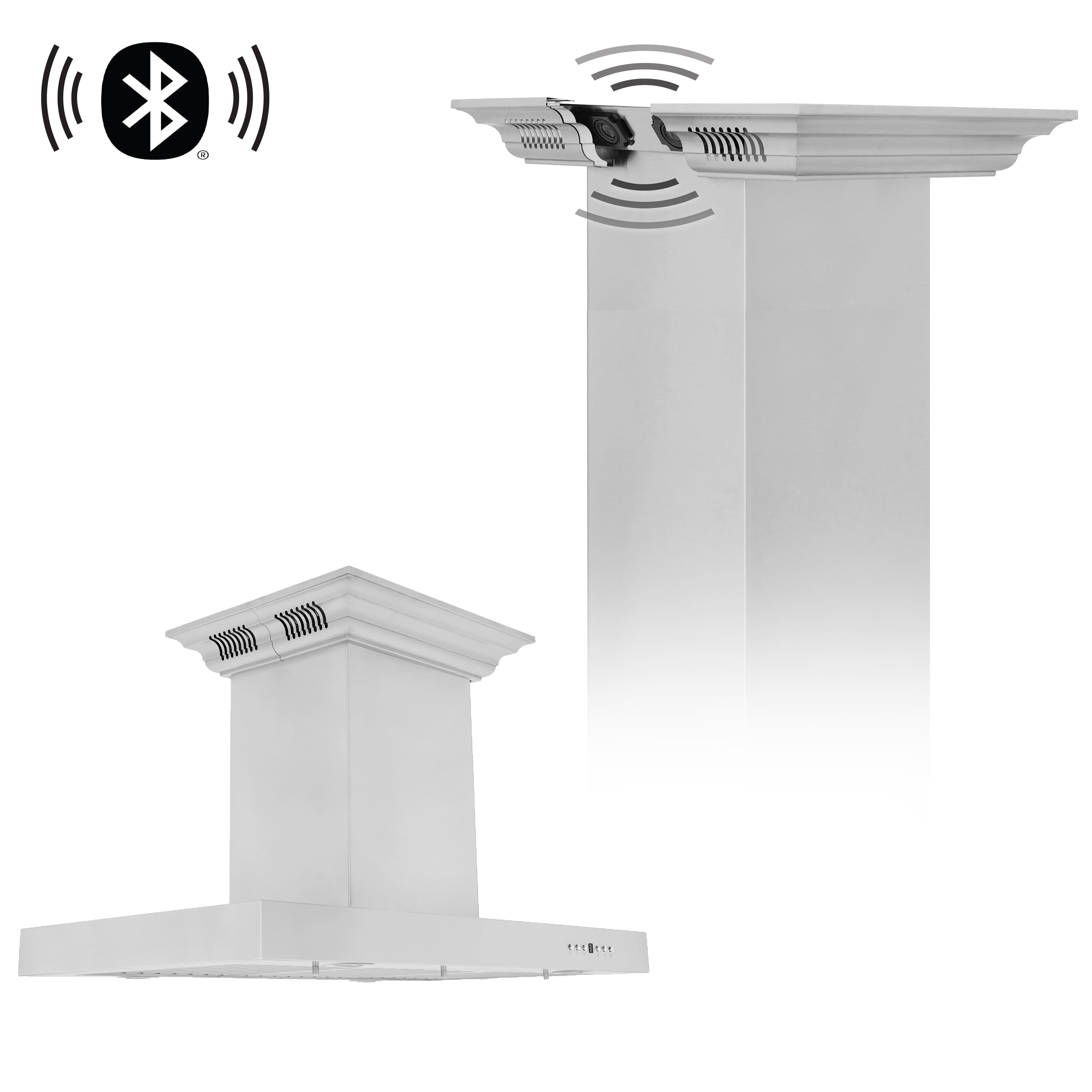 ZLINE - 30 inches - Externally Vented - Island Range Hood - Stainless Steel price history on PriceWatchPro