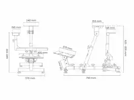 Arozzi - Velocita Racing Simulator Stand - Red