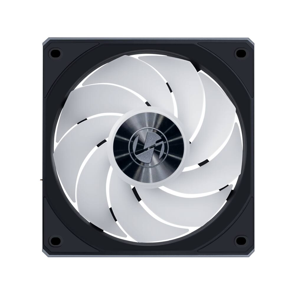 Alt View 1. Lian Li - UNI FAN CL Flex 120mm Reverse Blade ARGB Fan, Single Pack, Daisy-Chain Design, Controller Not Included  (12RCL1F1B) - Black.