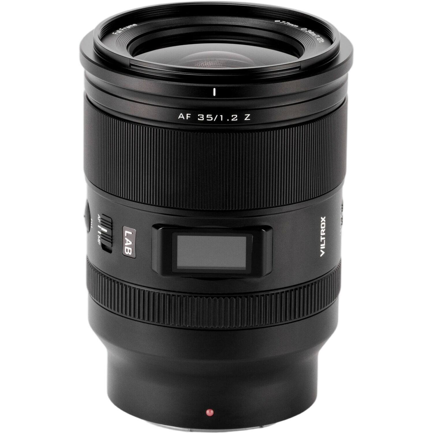 Full Frame  
#77mm 0.34m/1.12m  
AF 35/1.2 Z  
AF MF  
LAB  
VILTROX