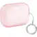 Angle. SaharaCase - Hybrid Flex Series Case for Apple AirPods Pro (2nd Generation) - Transparent Pink.