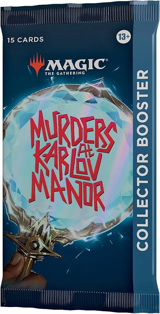 15 CARDS 13+ MAGIC THE GATHERING MURDERS AT KARLAV MANOR COLLECTOR BOOSTER
