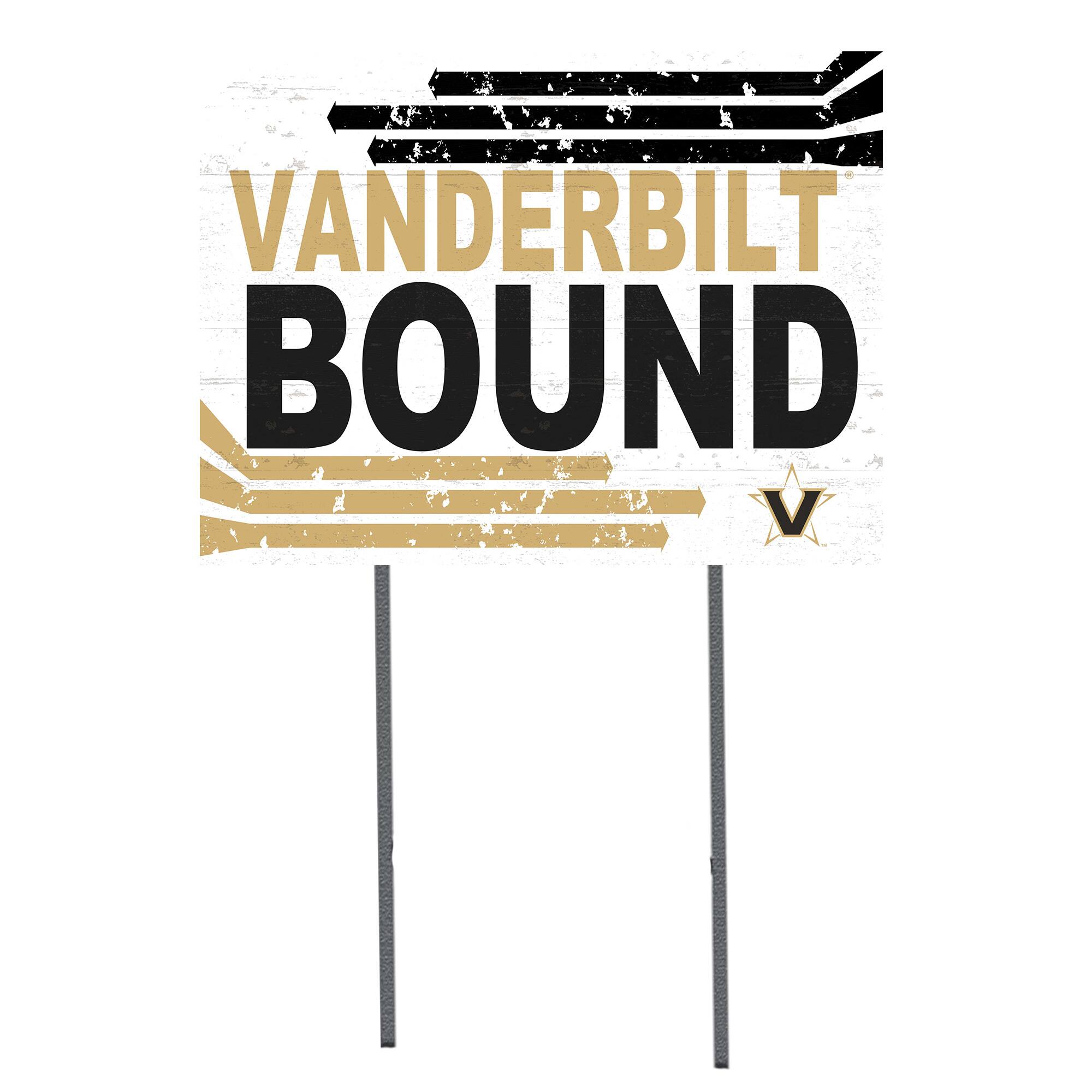 Vanderbilt Commodores 18'' x 24'' Bound Yard Sign