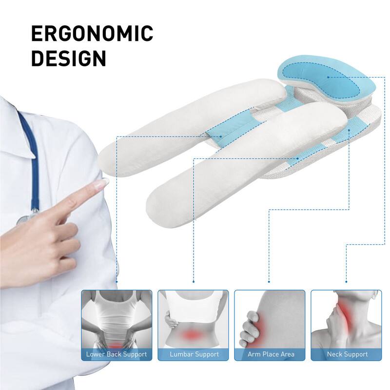 ERGONOMIC DESIGN

- Lower Back Support
- Lumbar Support
- Arm Place Area
- Neck Support