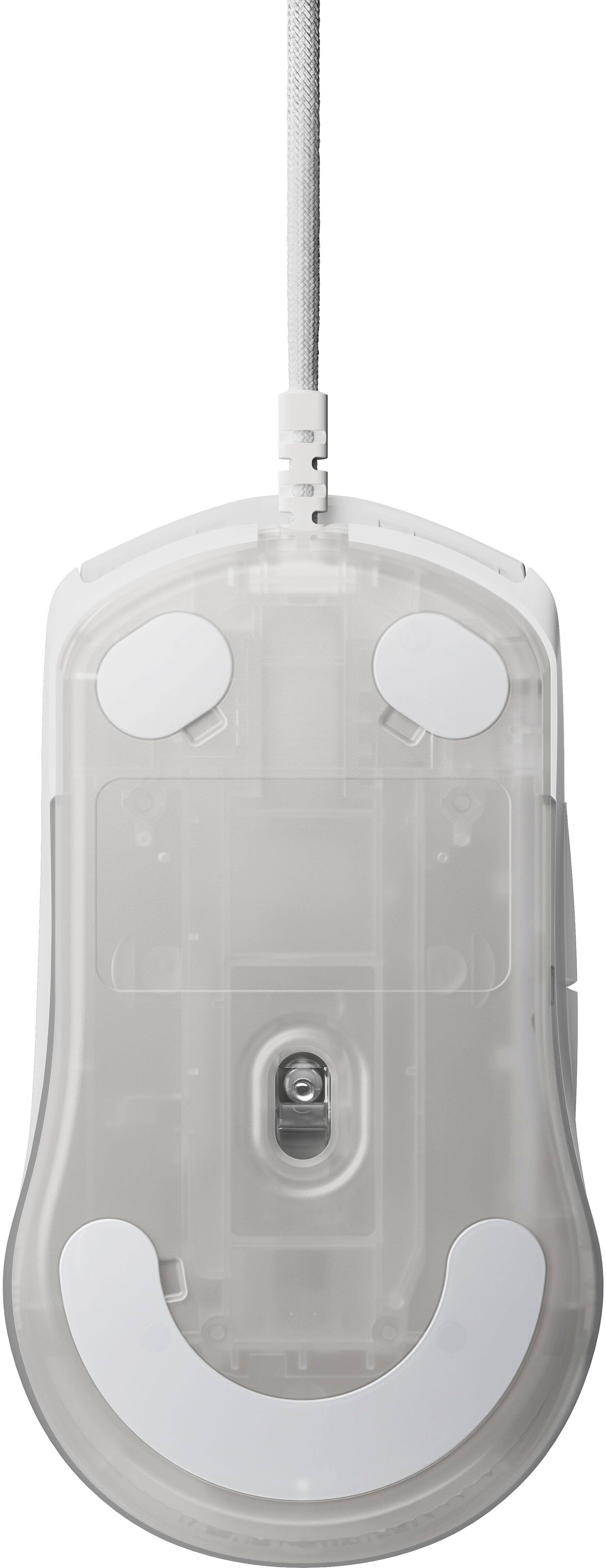 Alt View 6. SteelSeries - Rival 3 Gen 2 Wired Optical Gaming Mouse with 3-Zone RGB - White.