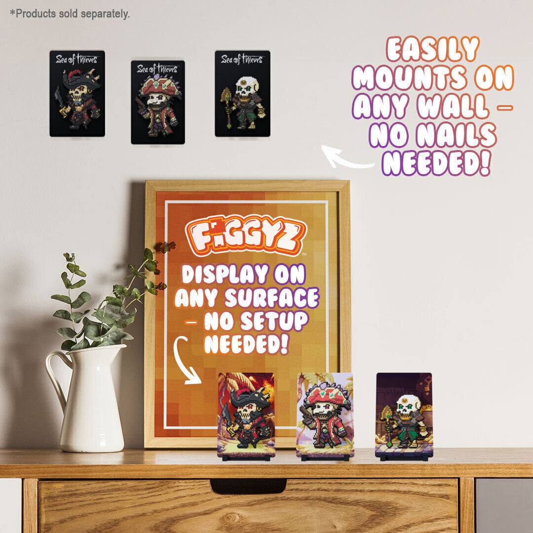 *Products sold separately.

EASILY MOUNTS ON ANY WALL - NO NAILS NEEDED!

FIGGYZ
DISPLAY ON ANY SURFACE - NO SETUP NEEDED!