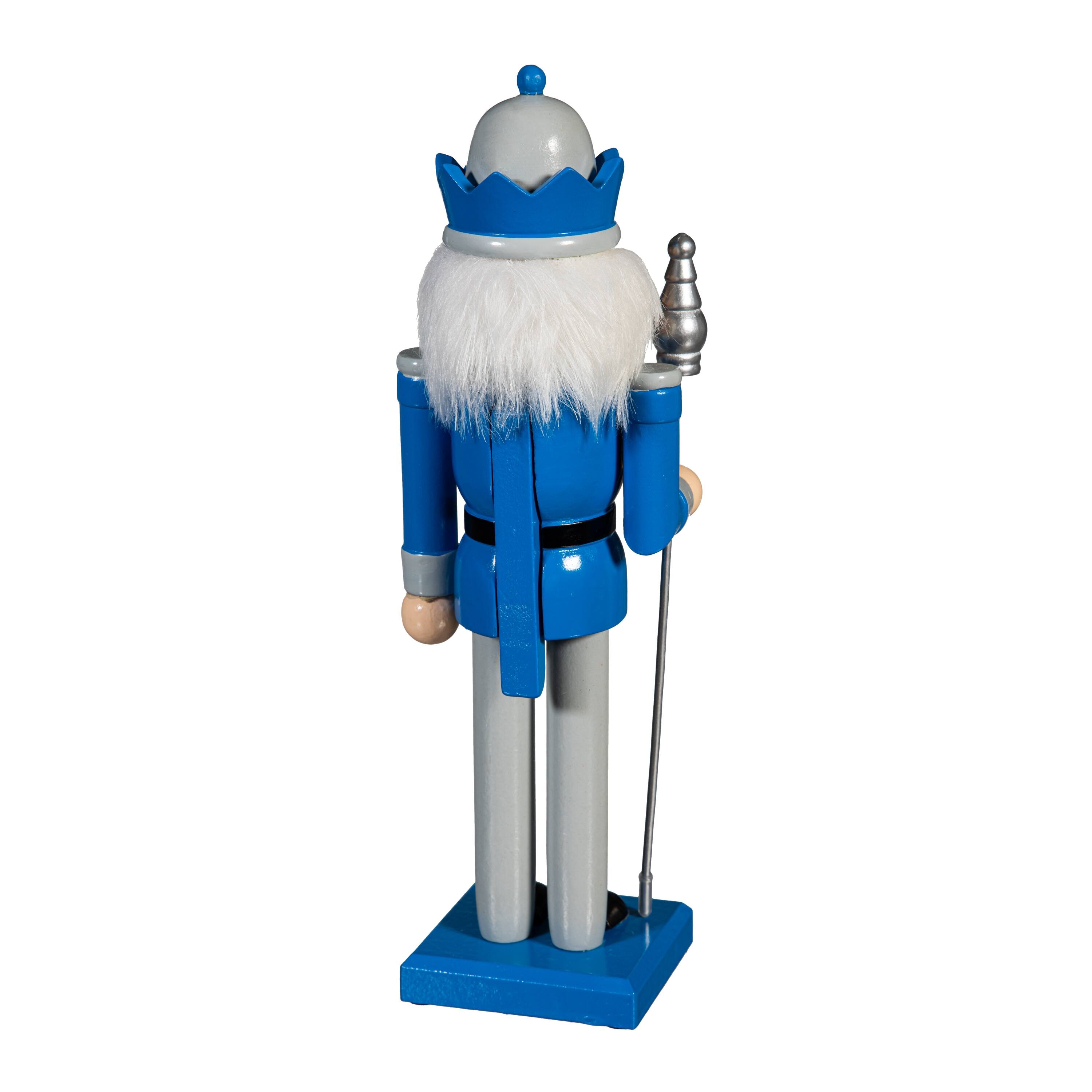 Alt View 1. Evergreen Enterprises - Detroit Lions 12" Wooden Nutcracker Statue - Multicolor.
