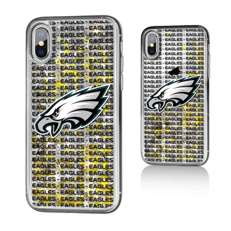 Keyscaper NFL Philadelphia Eagles iPhone Text Backdrop Design Glitter ...