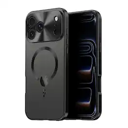 Dteck - Full Body Rugged Case for Apple iPhone 17 Pro with Built-in Privacy Screen Protector Logo View Shockproof Cover - Black